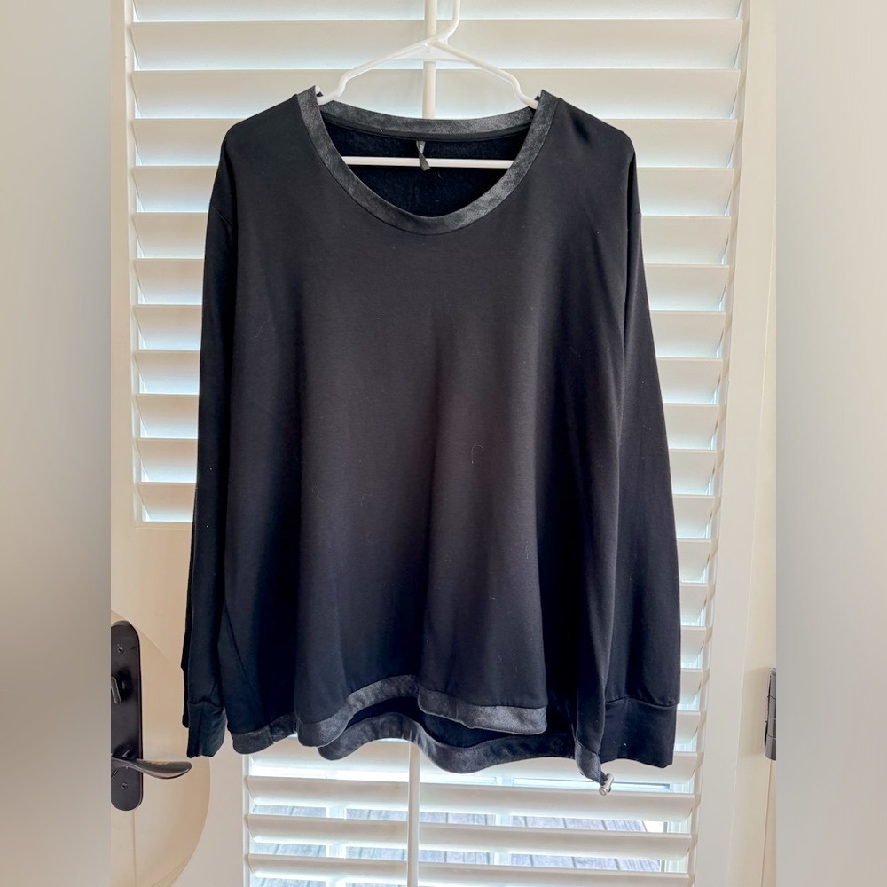 Capote black lightweight stylish sweatshirt, XL